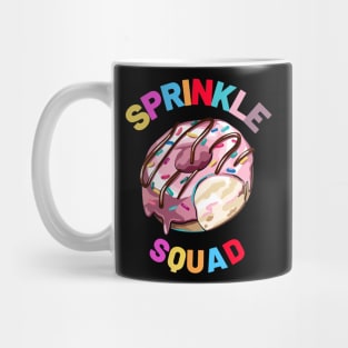 Sprinkle Squad Donut Lover Matching Birthday Party Mug